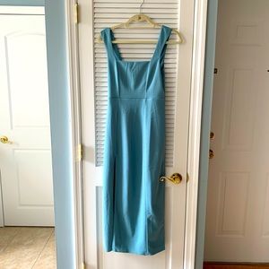 NEVER WORN-Show Me Your MuMu Eden Midi Dress- French Blue, Small